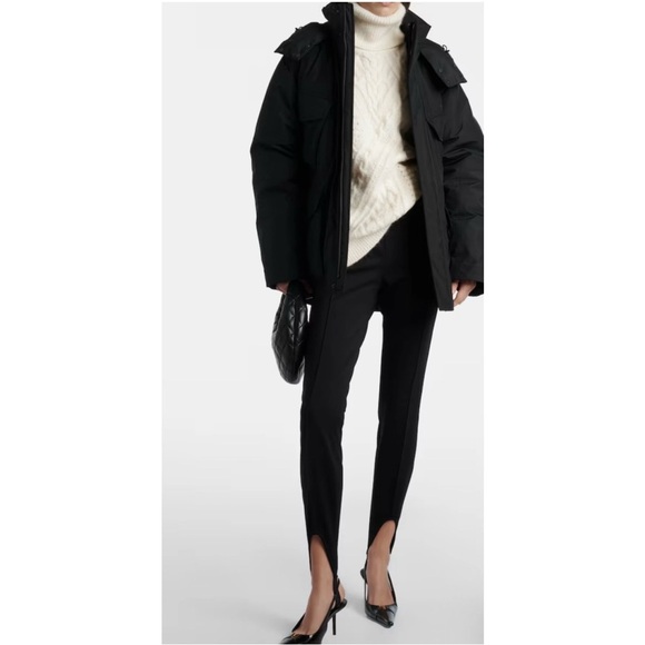 Women’s Jersey Leggings in black Saint Laurent with stripes
